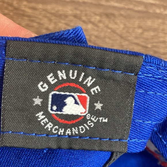 EUC MLB Chicago Cubs Strapback Cap Nee Era Cubby Logo Blue - Picture 8 of 9